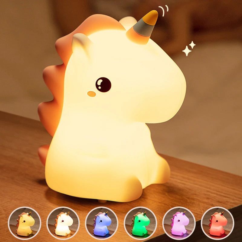 Bebe veilleuse- Veilleuse Licorne USB rechargeable - Bbmiia