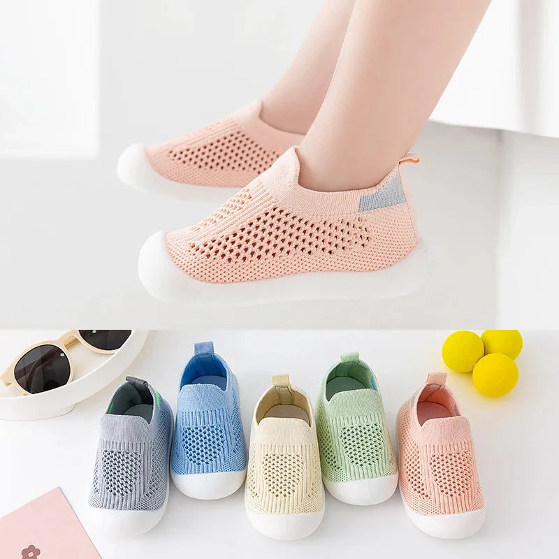 Chaussure souple pour bébé- Chaussure décontractée en maille