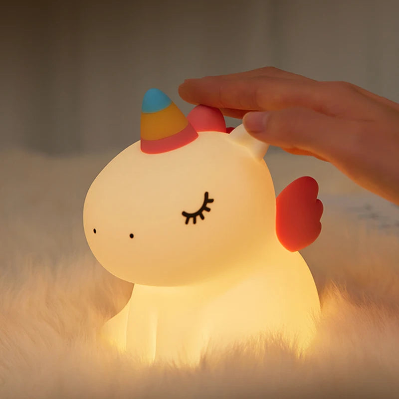 Bebe veilleuse- Veilleuse Licorne USB rechargeable - Bbmiia