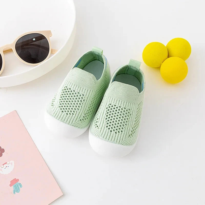 Chaussure souple pour bébé- Chaussure décontractée en maille
