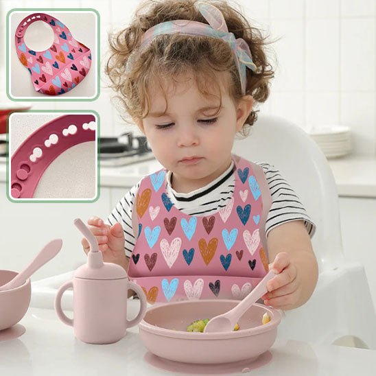 Bavoir bebe - Ajustable en couleur d'été - Bbmiia