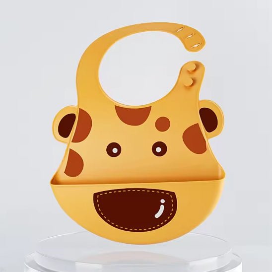 Bavoir Bébé Girafe – Pratique, Mignon et Anti - éclaboussures - Bbmiia