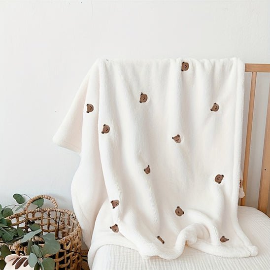 Couverture bebe - En velours corail pour des nuits douces - Bbmiia