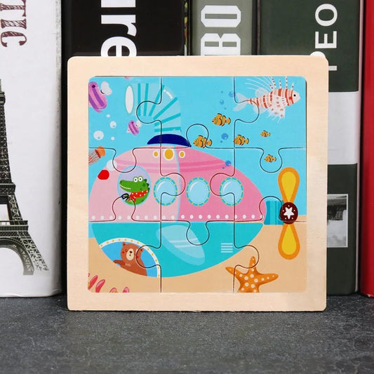 Jouet bebe - Puzzle 3D en bois - Bbmiia