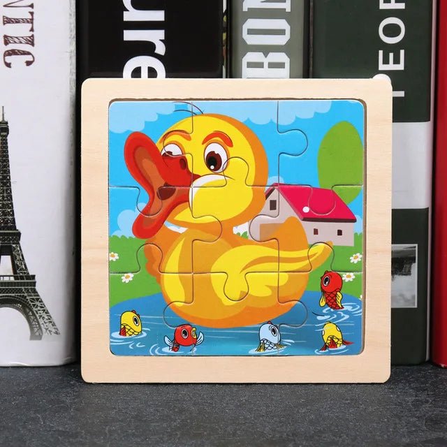Jouet bebe - Puzzle 3D en bois - Bbmiia