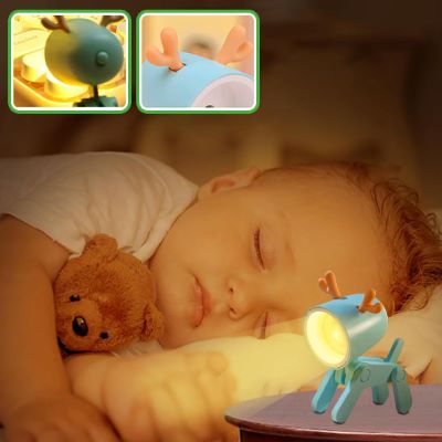 Bebe veilleuse- Lampe pliante en forme animal - Bbmiia