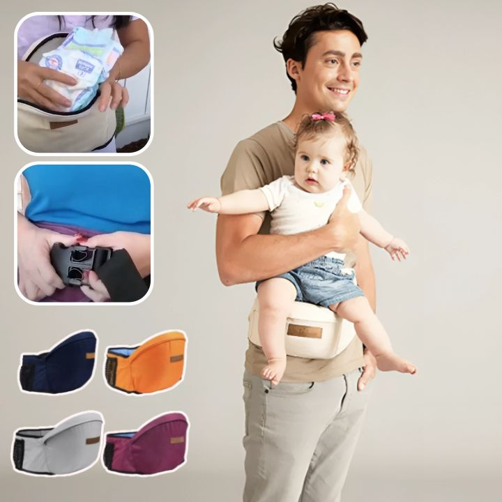 Pitoune™ | Porte-Bébé Tabouret - Bbmiia
