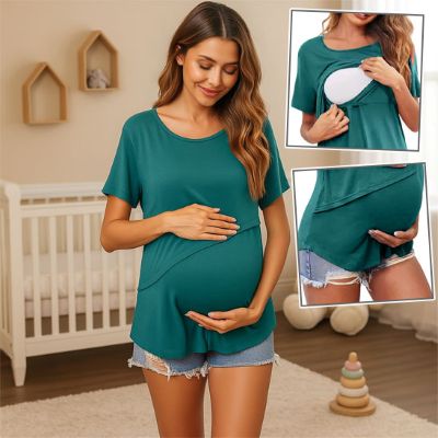 T-shirt allaitement- Confortable et discret pour jeunes mamans