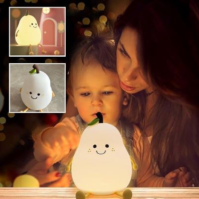 Bebe veilleuse- Poire veilleuse en silicone