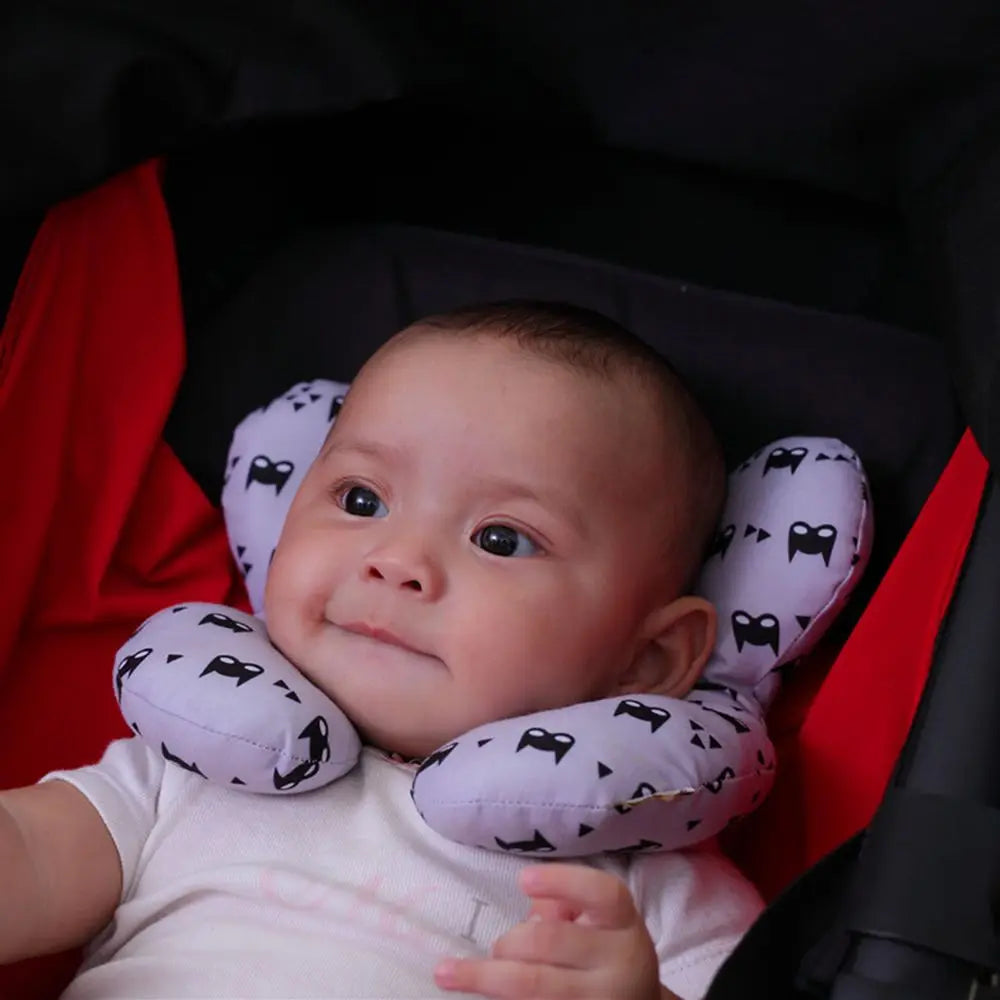 Oreiller en forme U- Coussin tête et cou bébé - Bbmiia