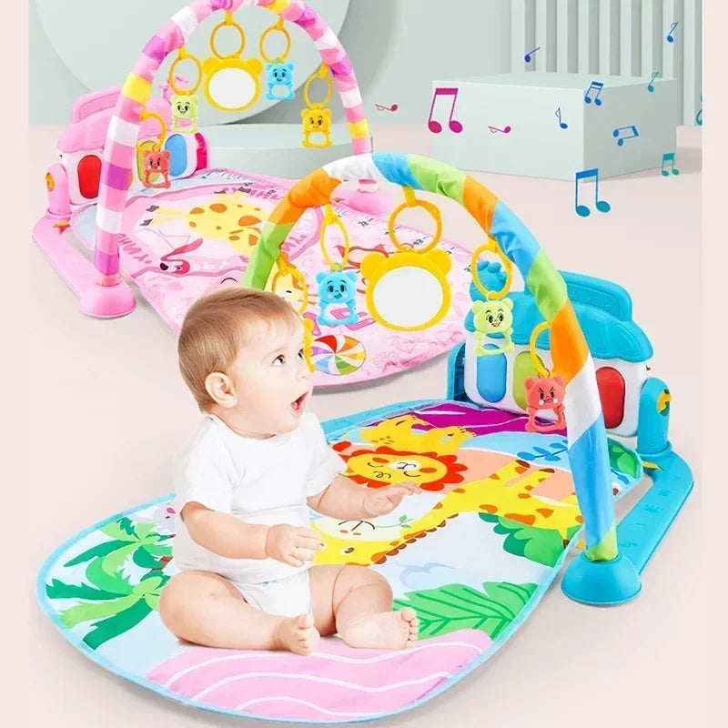 Tapis d'éveil bébé- Petit parc musical pour nouveau né