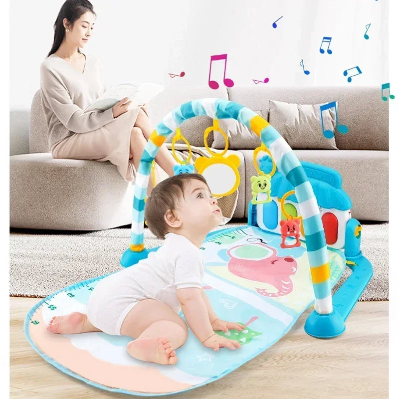 Tapis d'éveil bébé- Petit parc musical pour nouveau né