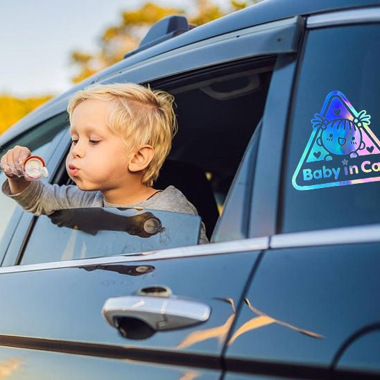 Accessoire bebe - Stickers bébé à bord pour voiture - Bbmiia