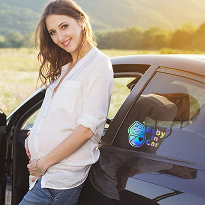 Accessoire bebe - Stickers bébé à bord pour voiture - Bbmiia