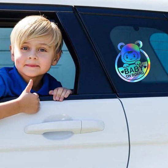 Accessoire bebe - Stickers bébé à bord pour voiture - Bbmiia