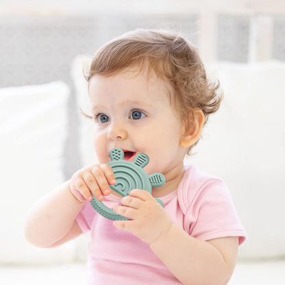 Anneau de Dentition Soleil en Silicone pour Bébé