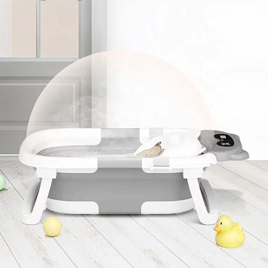 Baignoire sur pied pour bebe- Pliable et ergonomique