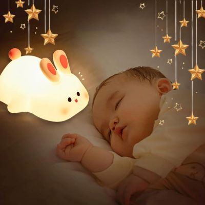 Bebe veilleuse- Veilleuse Lapin en silicone - Bbmiia