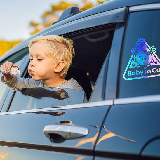 Accessoire bebe- Stickers bébé à bord pour voiture - Bbmiia