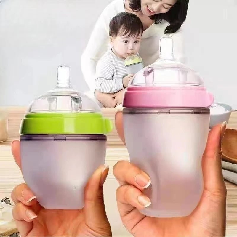 Biberon bebe - Bouteille en silicone - Bbmiia