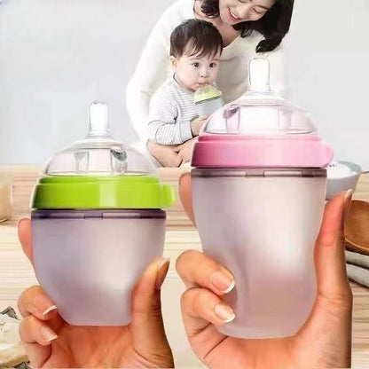 Biberon bebe - Bouteille en silicone - Bbmiia