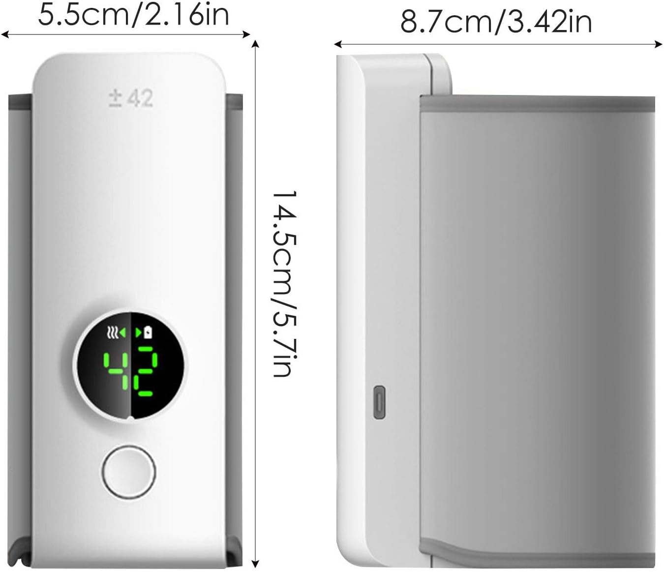 Chauffe - biberon portable - rechargeable sans fil - Bbmiia