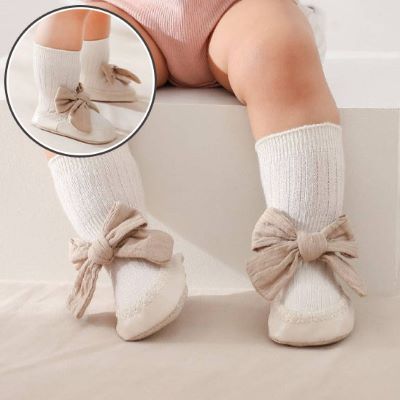 Chaussette antidérapante bébé - Doriane chaussures souples - Bbmiia