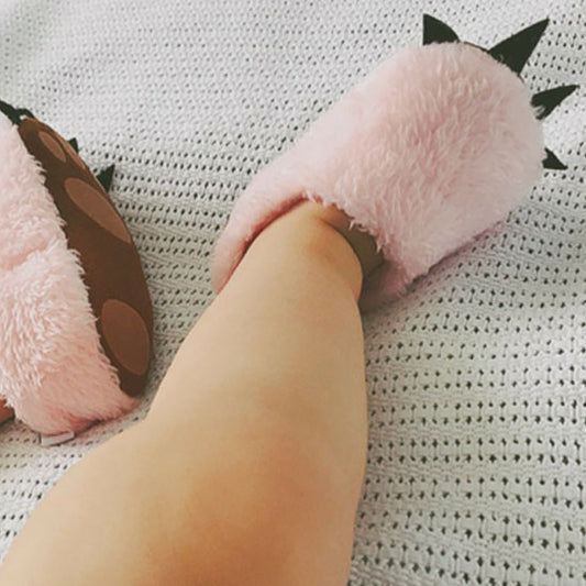 Chausson bébé tout doux- Gardez ses petits pieds bien au chaud