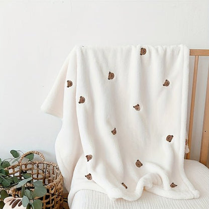 Couverture bebe - En velours corail pour des nuits douces - Bbmiia