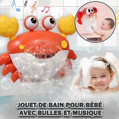 Jouet de bain- Crabe à bulles