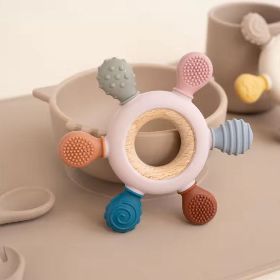 Anneau de dentition- Soulagement doux pour bébé