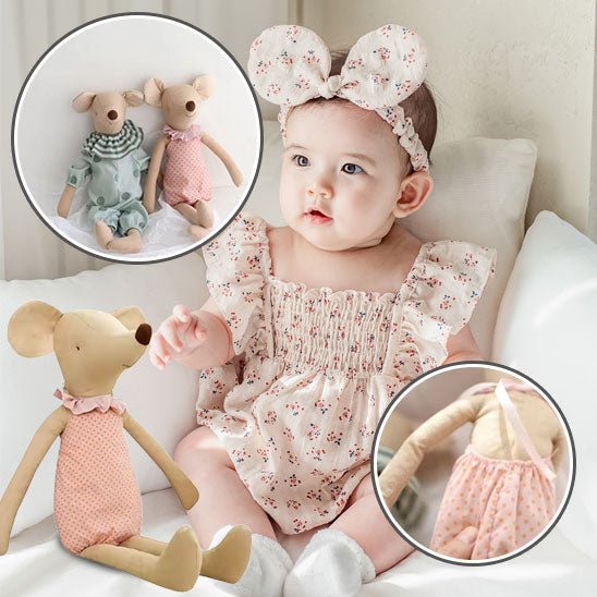 Doudou pour bebe - Peluche animal bébé - Bbmiia