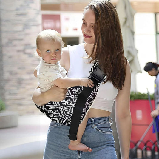 Écharpe de portage bébé en coton doux et respirant