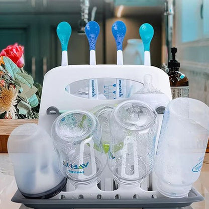 Egouttoir Biberon - Compact et hygiénique séchage rapide - Bbmiia