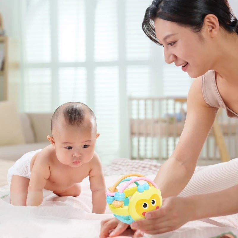 Hochet bebe - Jouet en caoutchouc pour bébé - Bbmiia