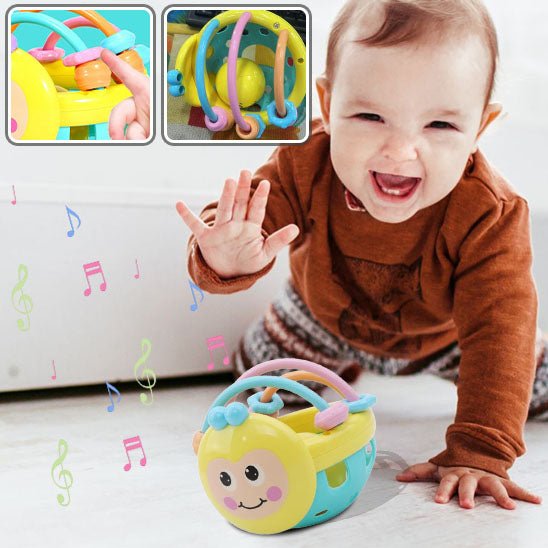 Hochet bebe - Jouet en caoutchouc pour bébé - Bbmiia