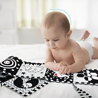 Livre bebe en tissus sensoriel dès la naissance