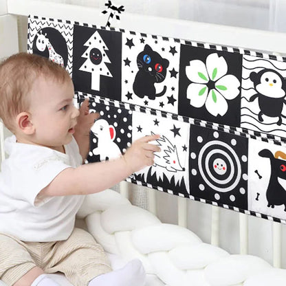 Livre bebe en tissus sensoriel dès la naissance