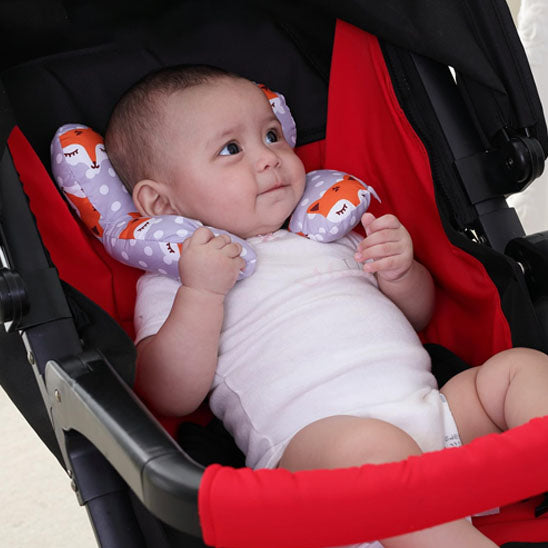 Oreiller en forme U- Coussin tête et cou bébé - Bbmiia