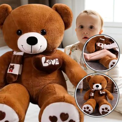 Peluche pour bébé - Papa ours doudou bébé - Bbmiia
