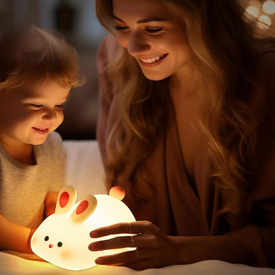 Bebe veilleuse- Veilleuse Lapin en silicone - Bbmiia