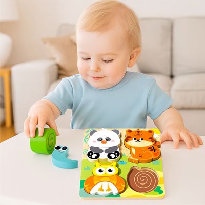 Puzzle bois | Éducatif Animaux