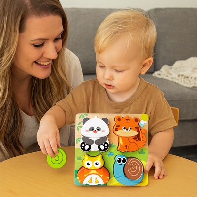 Puzzle bois | Éducatif Animaux