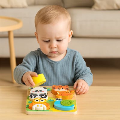 Puzzle bois | Éducatif Animaux
