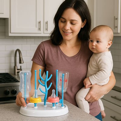 Égouttoir à Biberon Compact | HygieBaby