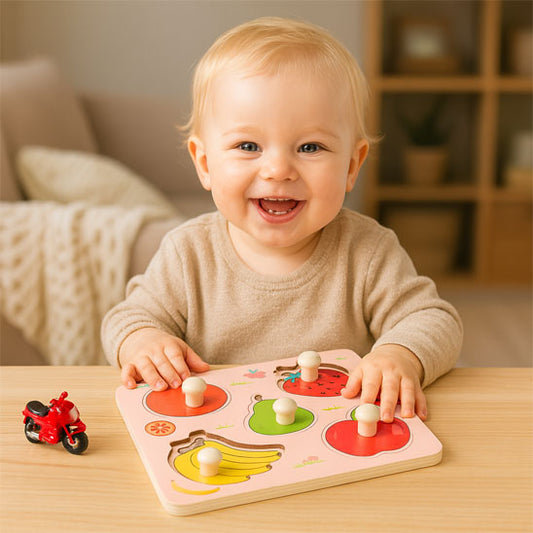 Puzzle Bebe Montessori- Éveil et Apprentissage Sensoriel