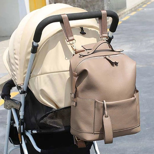 Sac à langer sac à dos - sac de maternité en cuir - Bbmiia