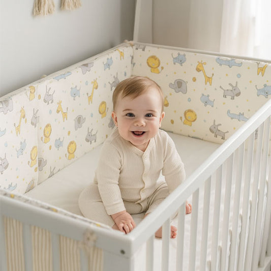 Tour de lit bébé- Protection douce et sécurité garantie