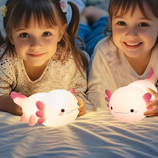 Bebe veilleuse- Axolotl en silicone rechargeable - Bbmiia